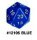 55MM JUMBO D20 BLUE COUNTDOWN DICE