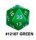 55MM JUMBO D20 GREEN COUNTDOWN DICE