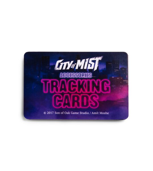 City of Mist RPG Tracking Cards (20)