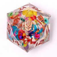 Sharp Edge Resin 55mm Chonk D20 Eternal Garden